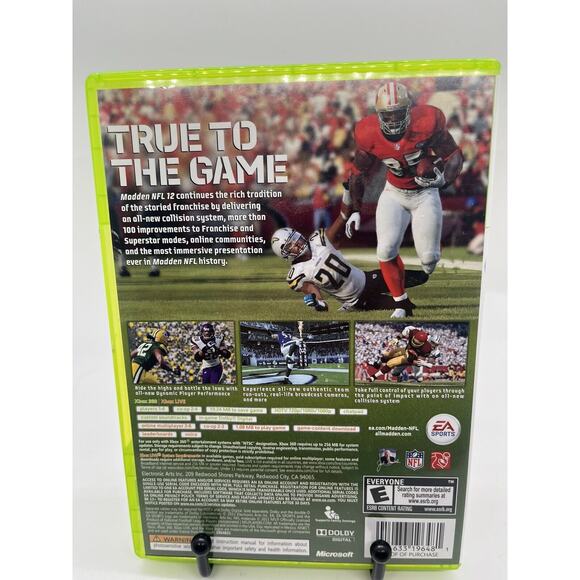 Madden NFL 12 (Xbox 360, 2011) Tested + Working - Picture 2 of 8